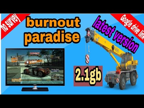 burnout paradise pc game highly compressed